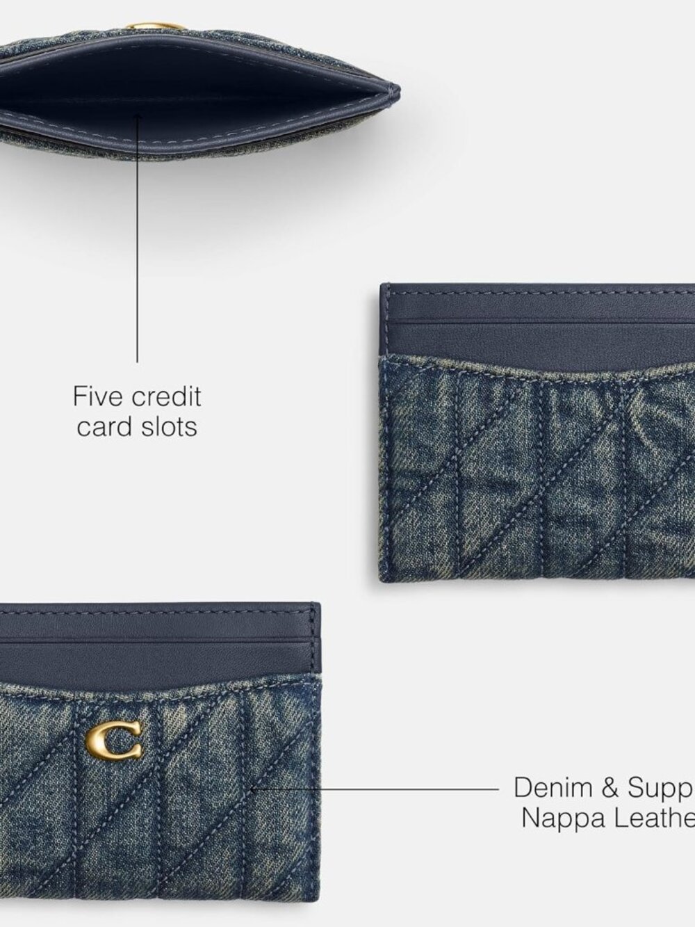 Coach Essential Card Case - Picture 3 of 5